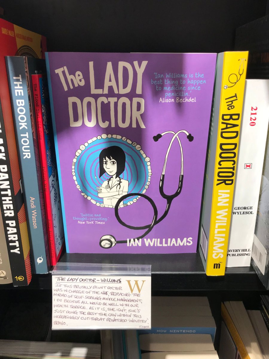 TheBadDr's tweet photo. Thanks to my man, @DanielULocke for sending me this pic of TLD and TBD in @BrightonWstones please read the hand-written recommendation! 😁
#graphicmedicine #comics #meded #medicalhumanities #healthhumanities #thebaddoctor #nhs #savethenhs #inspiringdoctors https://t.co/7rmPltSJxE