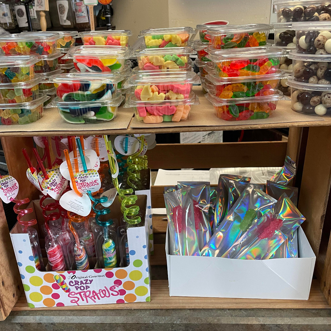 CafeCaterpillar's tweet photo. We've got tasty treats! Try out our bookworms, gummy sharks and buzz beans! https://t.co/RjClvwoLxa #followwtheAUwhiterabbit #shoplocal https://t.co/4GlahANFpZ
