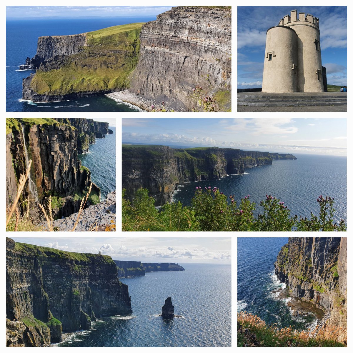Yorkshire_Ems's tweet photo. A dramatic walk at the stunning Cliffs of Moher, County Clare - rising above the Atlantic Ocean  and running about 14km long.  #Travel #Ireland https://t.co/7r8cuENp6n