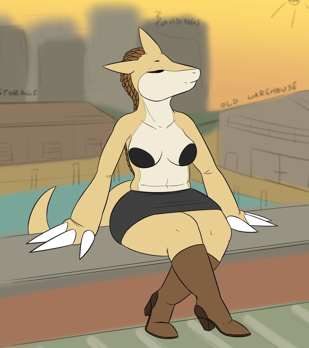 hothead_art's tweet photo. Kassandra really only joined the gang to keep an eye on her cousin, Crystal. She knew she lived a reckless lifestyle, but didn't know about being a career criminal until she arrived in the city. She's the mind behind most heists and prefers peace and quiet to relax, unlike Crys. https://t.co/yy90hxV2aR