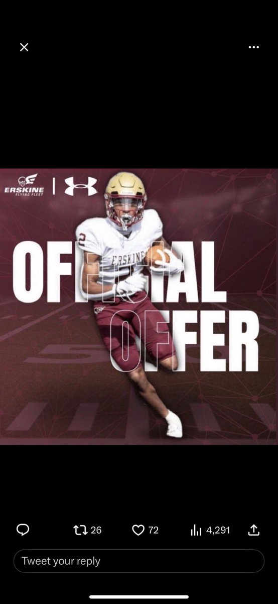 Zion Job (@zionjob6) on Twitter photo After a great camp performance I’m blessed to receive my first offer from <a href="/FleetFB/">Erskine Football</a> <a href="/dre_green83/">Andre Green</a> @shapboyd <a href="/coachholmes54/">Adam Holmes</a> After a great camp performance I’m blessed to receive my first offer from <a href="/FleetFB/">Erskine Football</a> <a href="/dre_green83/">Andre Green</a> @shapboyd <a href="/coachholmes54/">Adam Holmes</a>