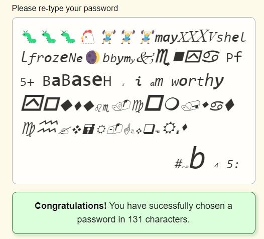 DrJosephJorgen's tweet photo. This #passwordgame made me lose so much of my lifespan... https://t.co/fzAOZLtKoa