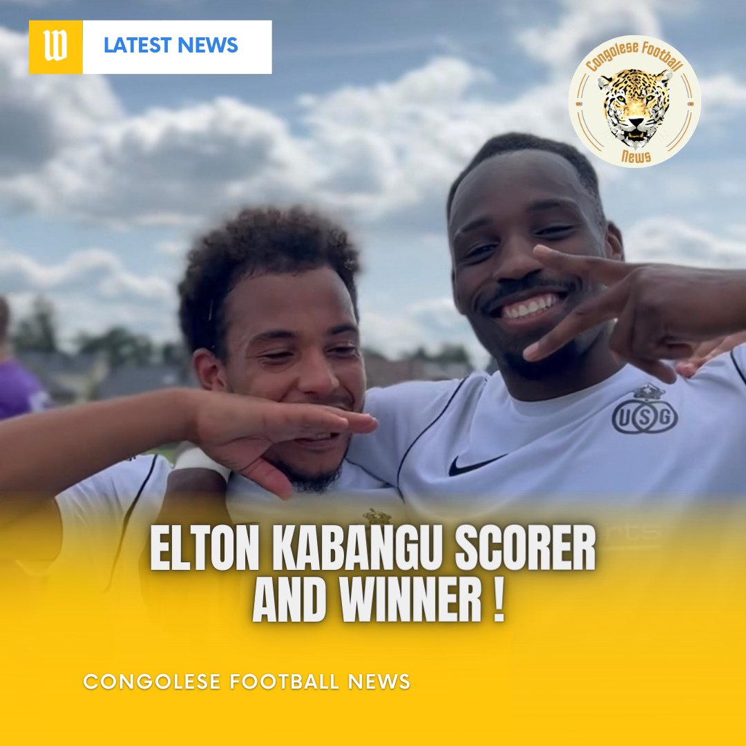 CongoleseFNews's tweet photo. ▫️Elton Kabangu et Royale Union SG (D1🇧🇪) se sont imposés 1-0 face à Valenciennes en amical. 

Titulaire Kabangu à marqué le seul but à la 10e minute.
#USGVAFC https://t.co/D1IKkEqGGO