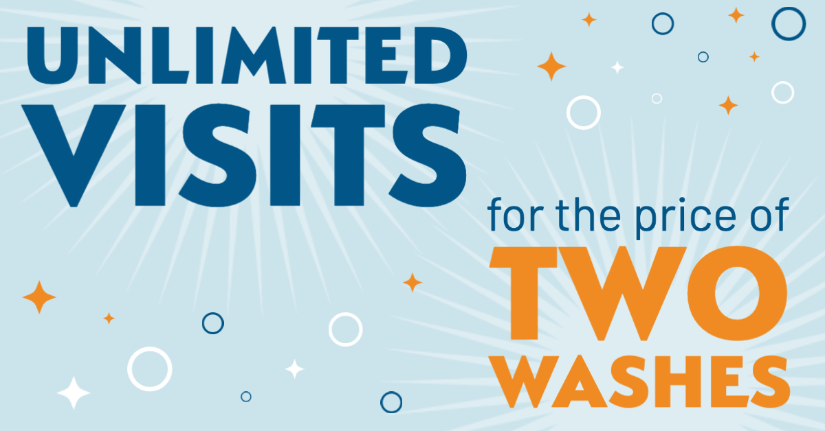 Our Unlimited Memberships include great service, unlimited washes all month long and an ongoing #RoyalShine all for the price of only two washes!

Download the app or visit the wash to sign up today to get started!