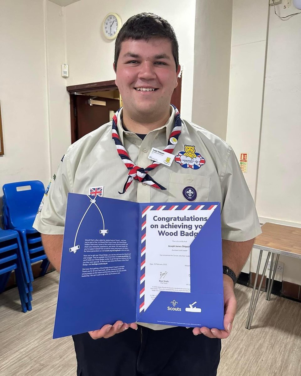 25wsj_unit61's tweet photo. Great to have South London members representing Unit 61 at South London Scout’s AGM

From the colour party, to those talking about their journey and congratulations to our assistant Unit Leader @joseph_scouts on receiving his jamboree wood badge! https://t.co/hOPmmji9Y2