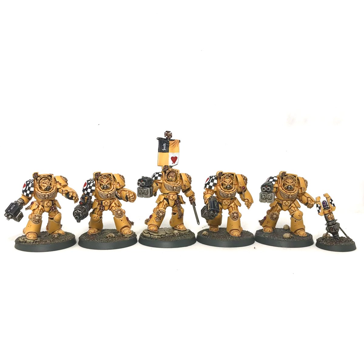 Binx_Paints's tweet photo. Have finished my Lamenters Terminators. #WarhammerCommunity #TeamBackBanner https://t.co/nnFjwLlJh9