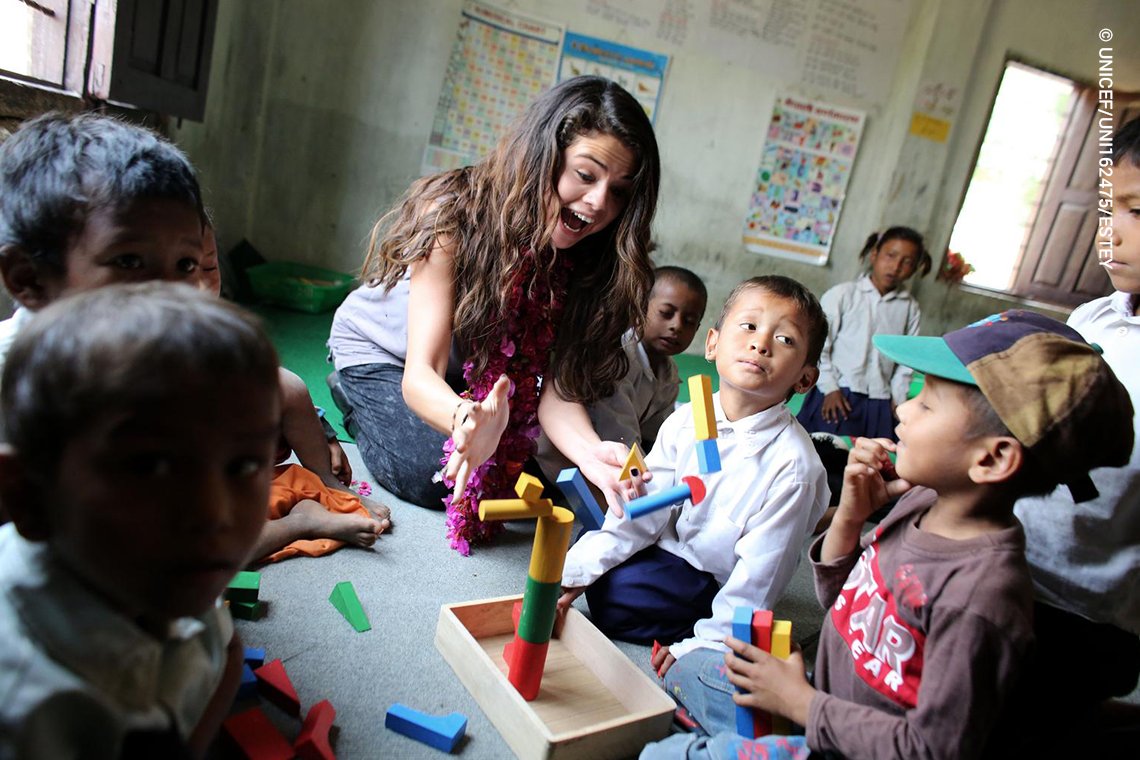 Wishing UNICEF Ambassador @SelenaGomez a very happy birthday. 🎉 She's an incredible advocate for children around the world, and we're proud to have worked with her for over a decade!