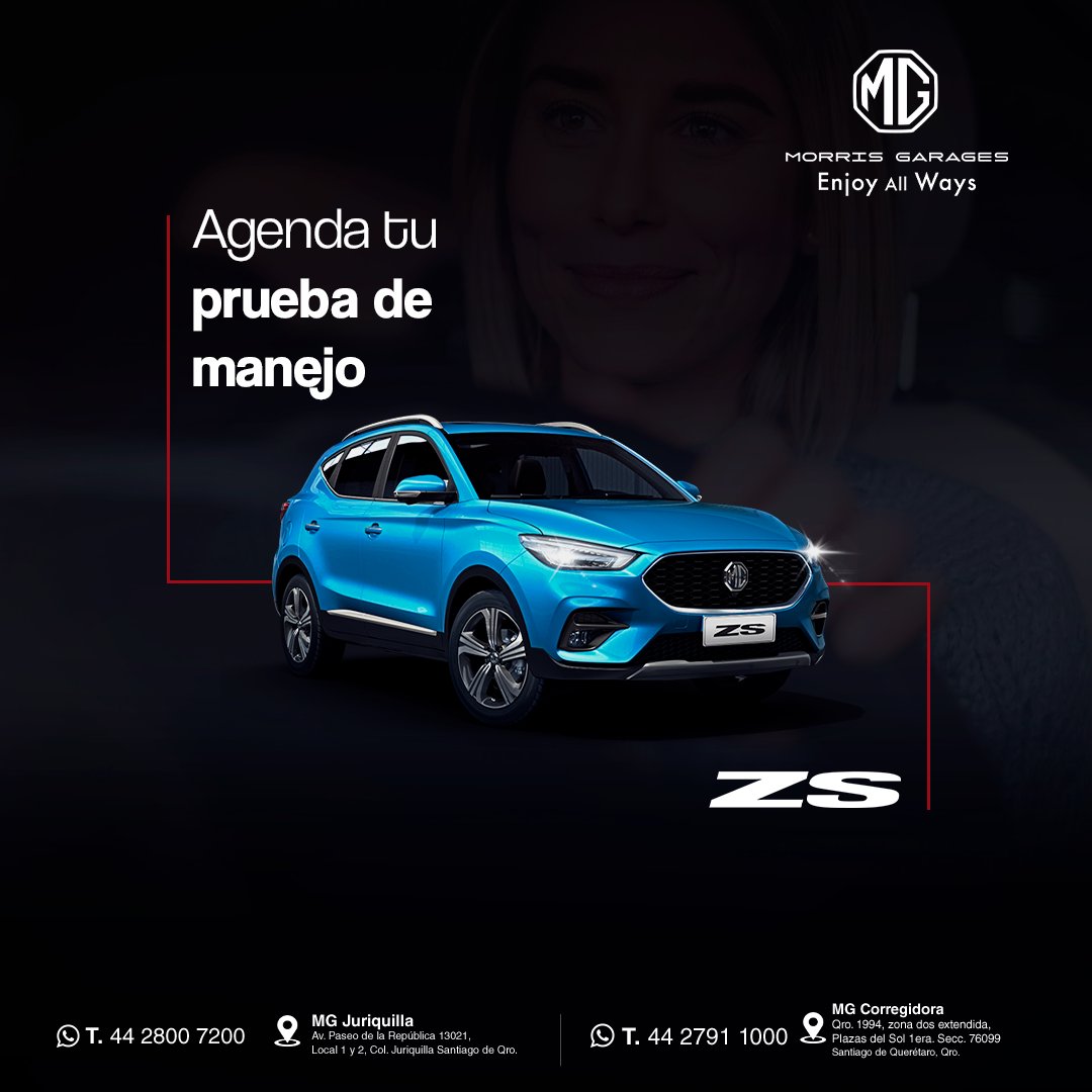 Mg_Queretaro's tweet photo. Estrena un #ZS con 0% de comisión y lucky seven.📷 #EnjoyAllWays

¡Contactanos!
∙Juriquilla:
📷 WhatsApp: https://t.co/f1iWaVvwTx
📷Ubicación: https://t.co/2Dr3StKe8s
∙Corregidora:
📷 WhatsApp: https://t.co/I0e8H0rKGV
📷Ubicación: https://t.co/scjDuKJFTh https://t.co/233dPUT3di