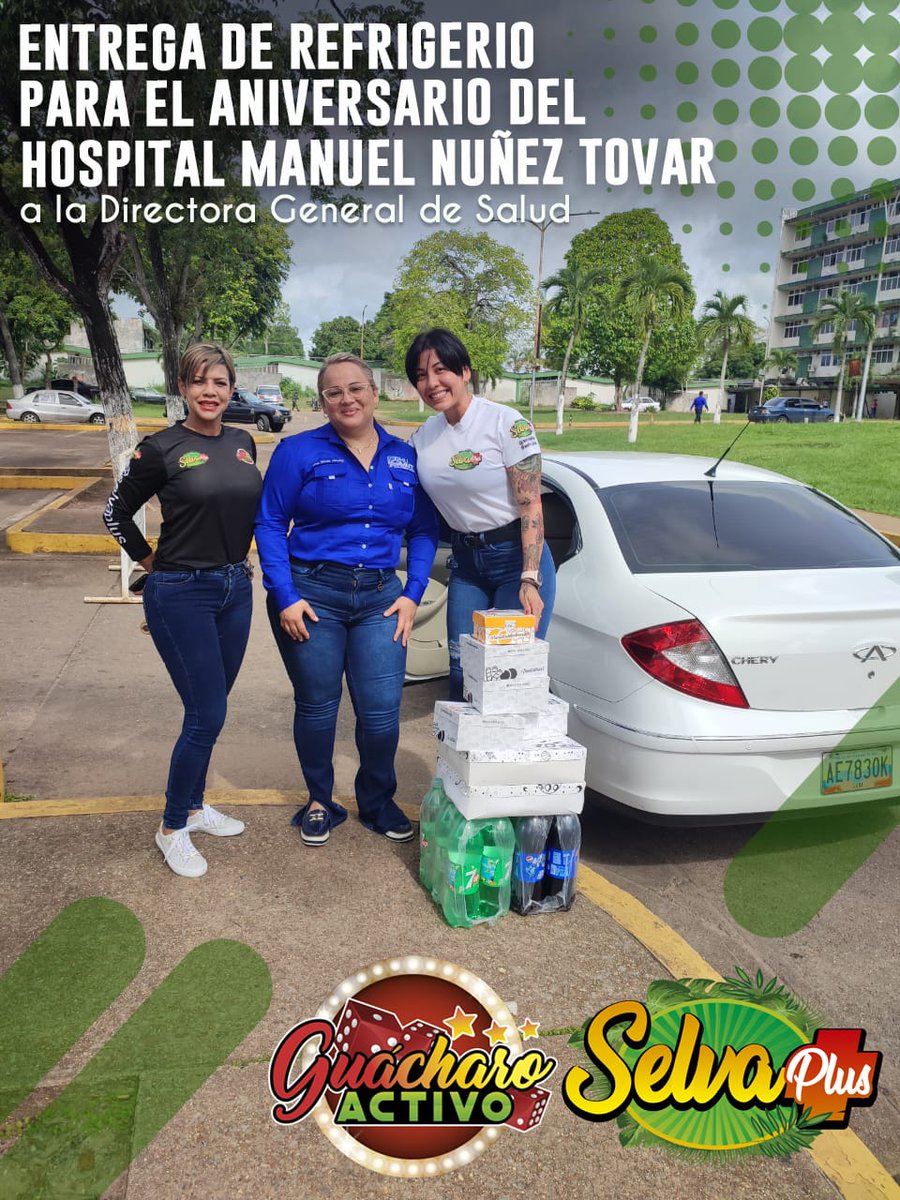 rinconero43's tweet photo. #UnidosPorLaPoesia |• Con motivo a la semana Aniversario del #HUMNT Maturín, las operadoras AUTORIZADAS por @OficialCONALOT y Lotería oriente @SelvaPlus @guacharoactivo Hacen entrega de logística a la autoridad de salud del estado Monagas.
#oriele @ErnestoLunaPsuv https://t.co/e6GjhhHrGq