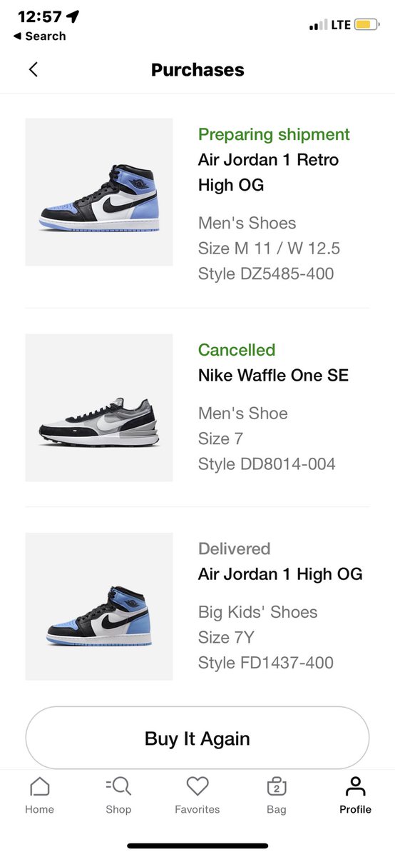 IamJustDevante's tweet photo. @sneakerhuddle I copped for baby girl, my girl and Nike came through for me today🙏🏽 https://t.co/6h4AAOckld