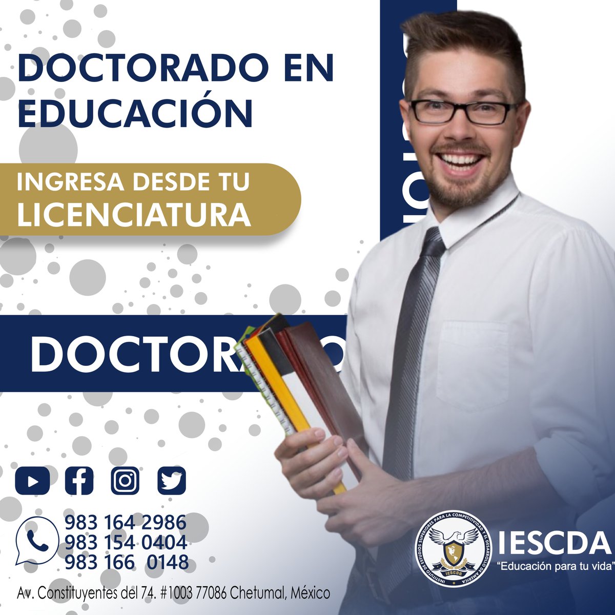 INSTITUTO DE ESTUDIOS SUPERIORES IESCDA tweet media