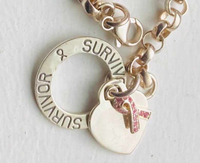 RT @MaryPatBoyd1: #SterlingSilver#AwarenessRibbon#survivor#pink#cancerBracelet#heart https://t.co/sdOEqTc6ee