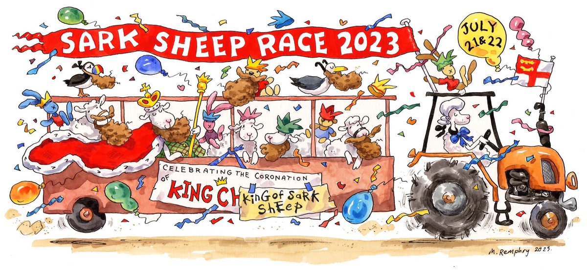 SarkHotel's tweet photo. @SarkHotel were delighted to sponsor the sheep that won the 2.30 race at the 2023 @SarkSheepRace ๐
#sarkisland #sheepracing #charity #sponsor https://t.co/9NJgcYRbfv