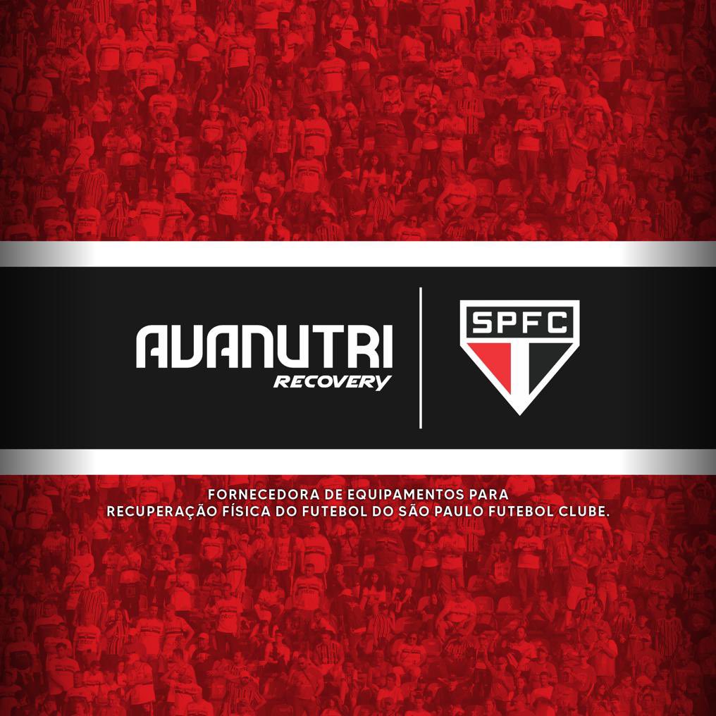 avanutri_ava's tweet photo. Avanutri e SPFC juntos!
Somos responsáveis por fornecer os equipamentos de Recovery e Alta performance para o Futebol Profissional Masculino, Feminino e de Base do clube.
#VamosSaoPaulo #Avanutri
@SaoPauloFC https://t.co/ewkAWPlsHy