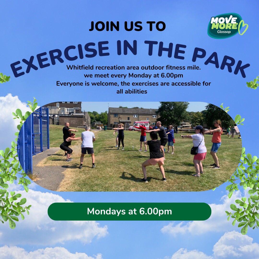 Every week we have coaches from <a href="/PeakActiveSport/">Peak Active Sport</a> delivering sports activities for young people on Whitfield recreation area. Monday 6.30-7.30pm, we also have the fitness mile at 6.00pm both are free and no booking needed, just come along in loose clothing to join in the fun!