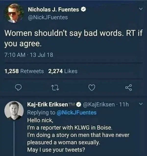 gnuman1979's tweet photo. You don't comeback from a burn like that. https://t.co/ilvMx1lRlP