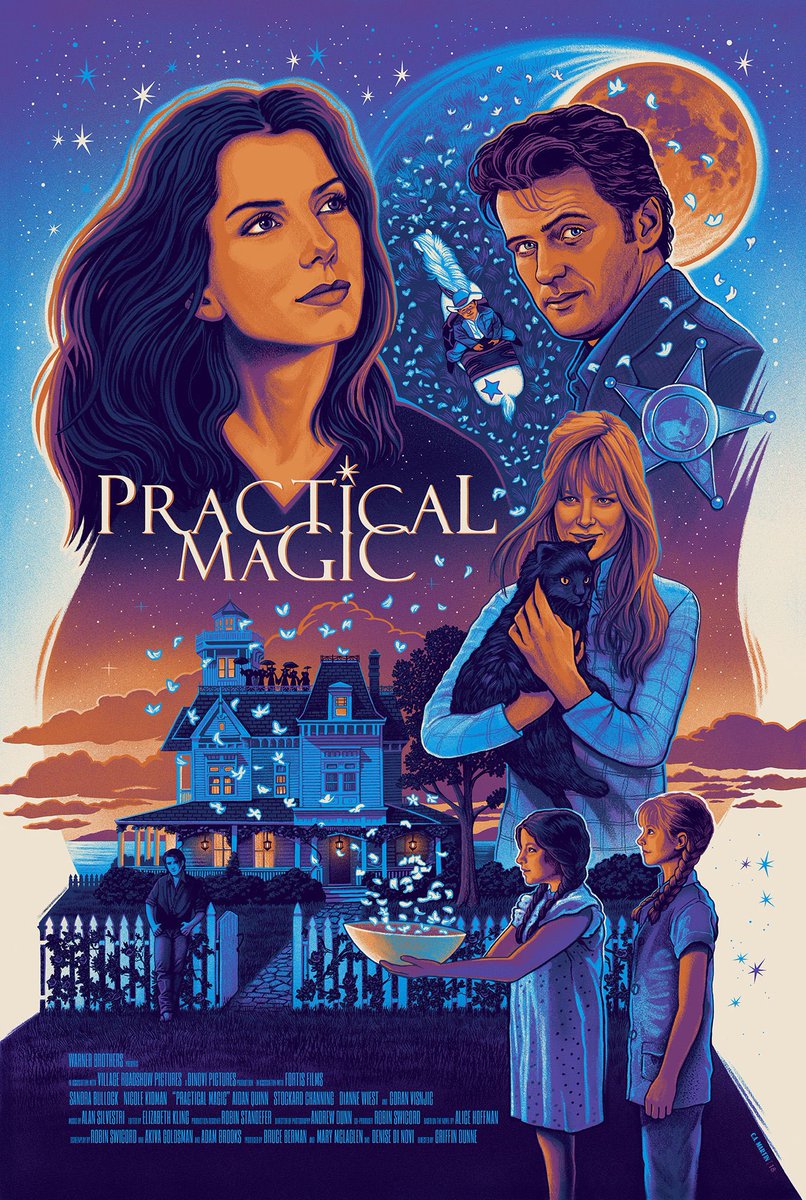 camartinart's tweet image. I’d have to go with my Practical Magic piece because it is not my best work but it is my favorite movie. So if you like this, there’s a good chance you’ll like my other stuff, too.
