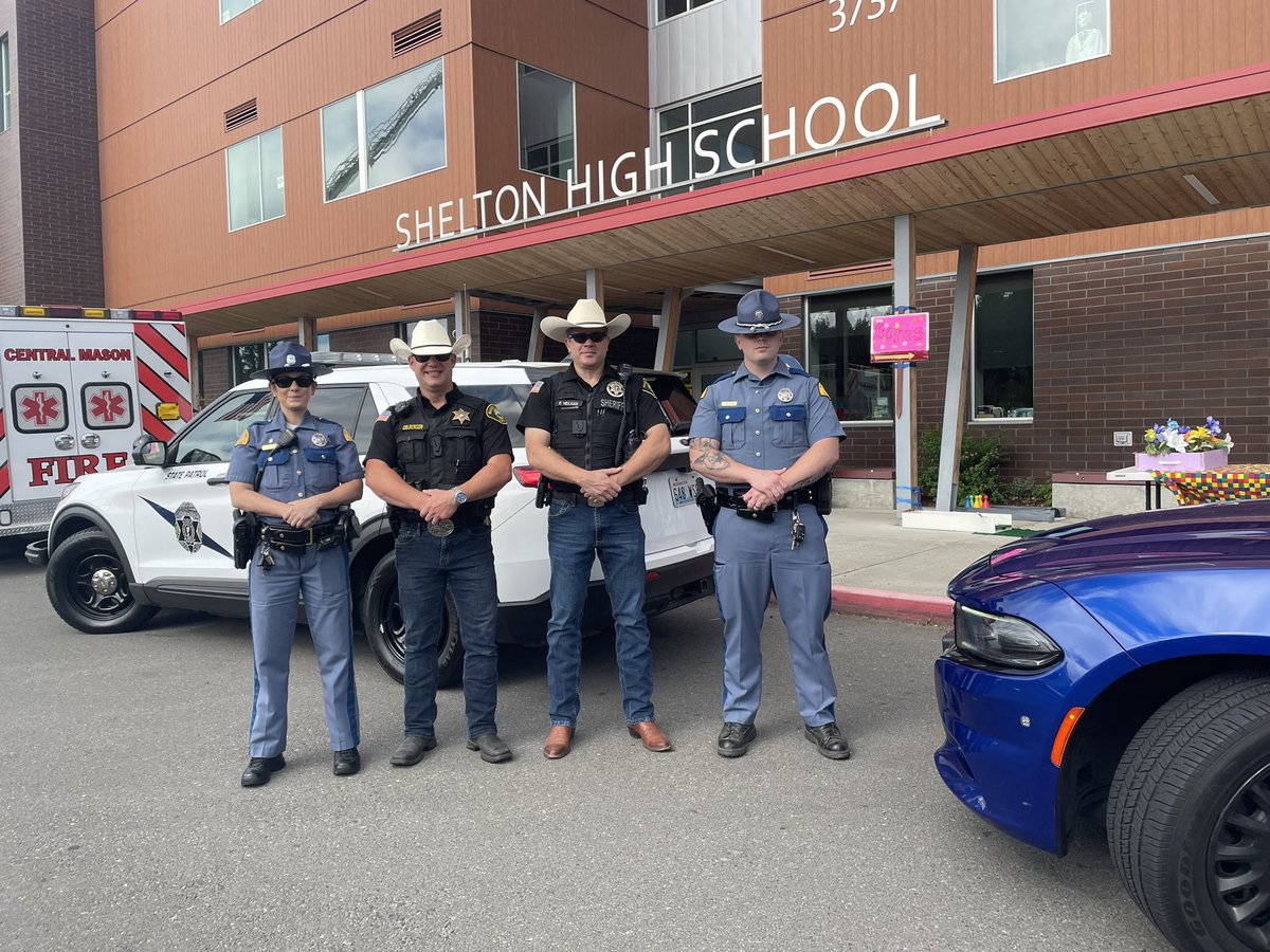 #MasonCounty: Troopers and local agencies will be out at Shelton High School till 3 pm in support of Wheels for Hope. Canned food and cash donations will be accepted in order to support local charities. Come out and say hi!