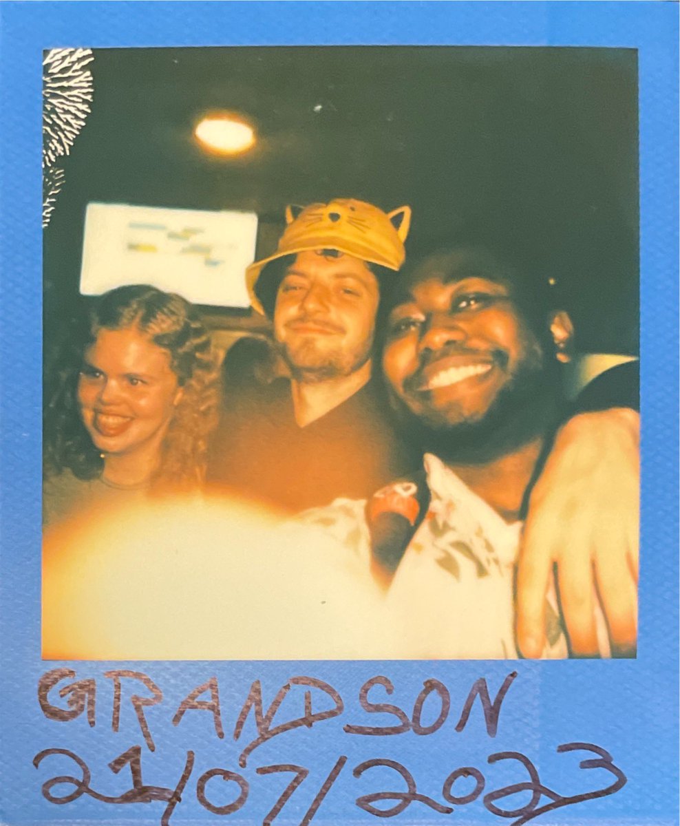 YoDaoudaD's tweet photo. @grandson’s performance last night was insane. 

Never expected to meet him afterwards.🔥🙏🏾 https://t.co/DK6JPg2rGK