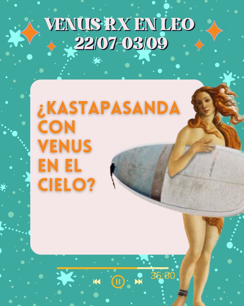 SuAltezaCeles's tweet photo. Hoy es el día que esperan muchos y temen otros, Venus empieza a retrogradar y acá te cuento todo lo que necesitas (y lo que no también) saber…
Así que acá les dejo una explica acerca de lo que tendremos que empezar a ver o asimilar durante los siguientes 2 meses… https://t.co/lySQAYqZhq
