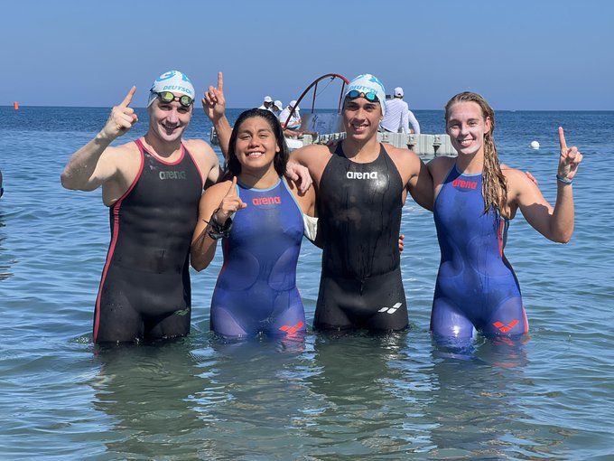 ArgentinaDorada's tweet photo. Juegos Sudamericanos de Playa
Santa Marta🇨🇴 2023

Conteo de medallas argentinas:

Doradas (10):
🥇 Natación en Aguas Abiertas - Relevos Mixtos
🥇 @rominita_89 - Triatlón - Sprint
🥇 @Romiimw - Aguas abiertas 10 Km
🥇 Yachting - Snipe mixto
🥇 Francisco Renna - Yachting - ILCA 7 https://t.co/Q0ZXdLb4Ma
