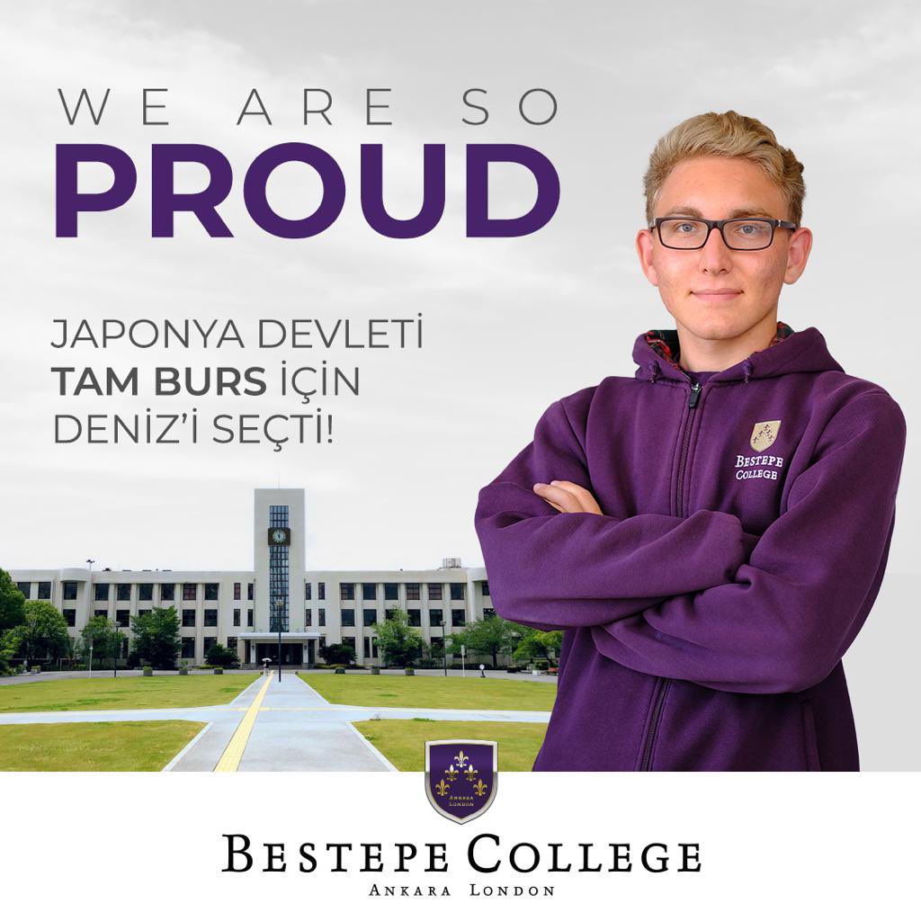 Japonya Devleti, Öğrencimizi Tam Bursla Onurlandırdı!

Lisemizde yatılı eğitim ile yetiştirdiğimiz, ortaokul ve lise eğitimini Beştepe Kolejinde A Level programıyla tamamlayan Deniz, Japonya Devleti tarafından sadece 2 öğrenciye verilen “Devlet Bursunu” birincilikle almaya hak
