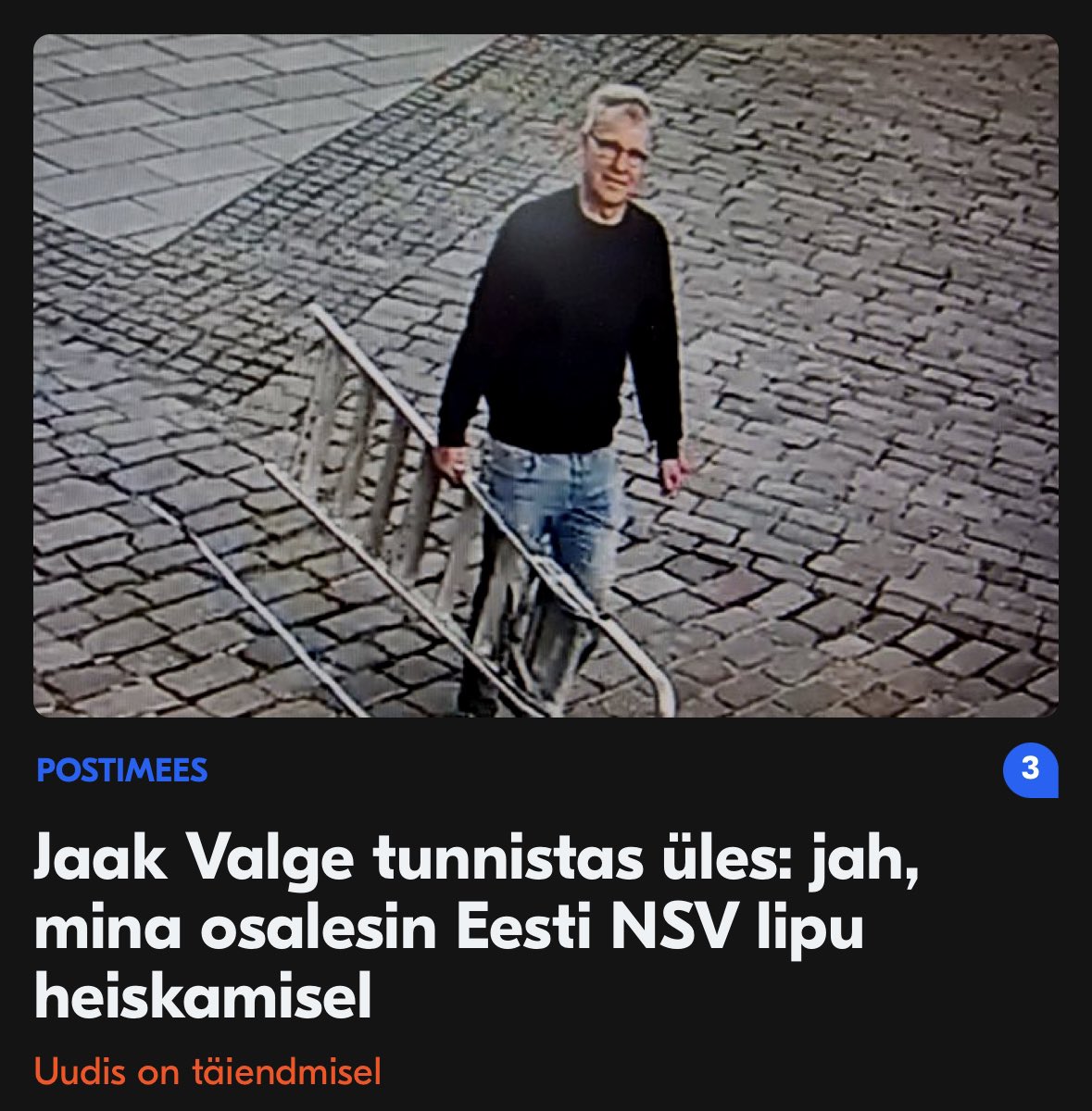 danielk6iv's tweet image. See on ikka haige, et 2023. aastal heiskab Eesti riigikogu liige ENSV lipu üles. Mis iganes põhjusel. Nii palju konservatiivsest rahvaerakonnast..