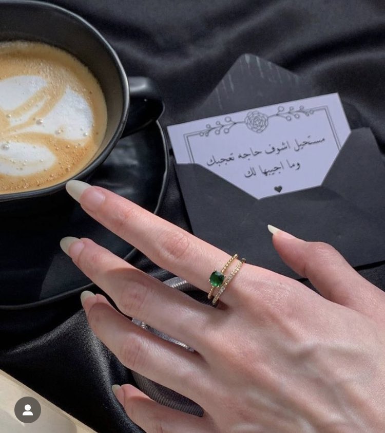 خاتم اختصر كل معاني الرقة🤍