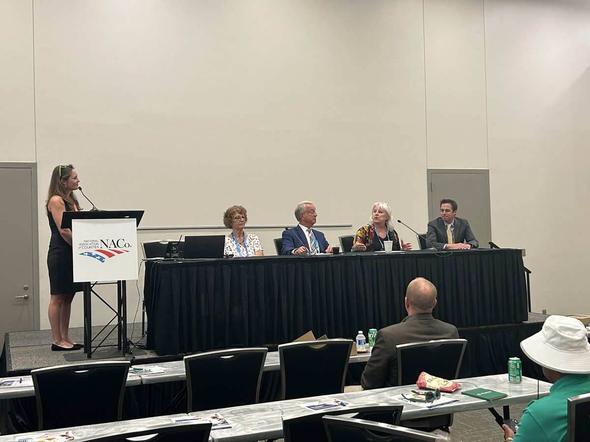 CSACFC's tweet image. Commissioners and Judges from across the nation present at the new @NACoTweets Edge organization rollout.