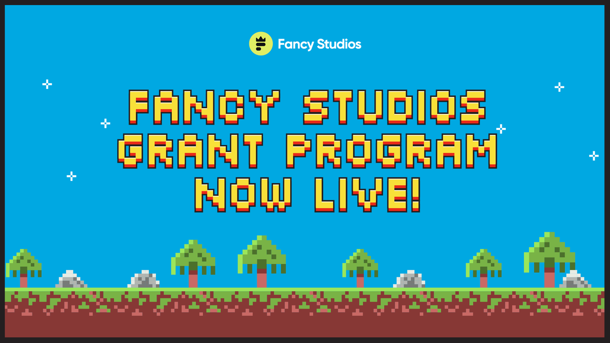 🎉The Fancy Studios Grant Program is NOW LIVE!🎉

✨All aspiring creators &amp; developers, this is your chance to shine! Fancy Studios is committed to supporting innovation by bringing your ideas to life within the fancyverse!

Review the grant program document before applying.