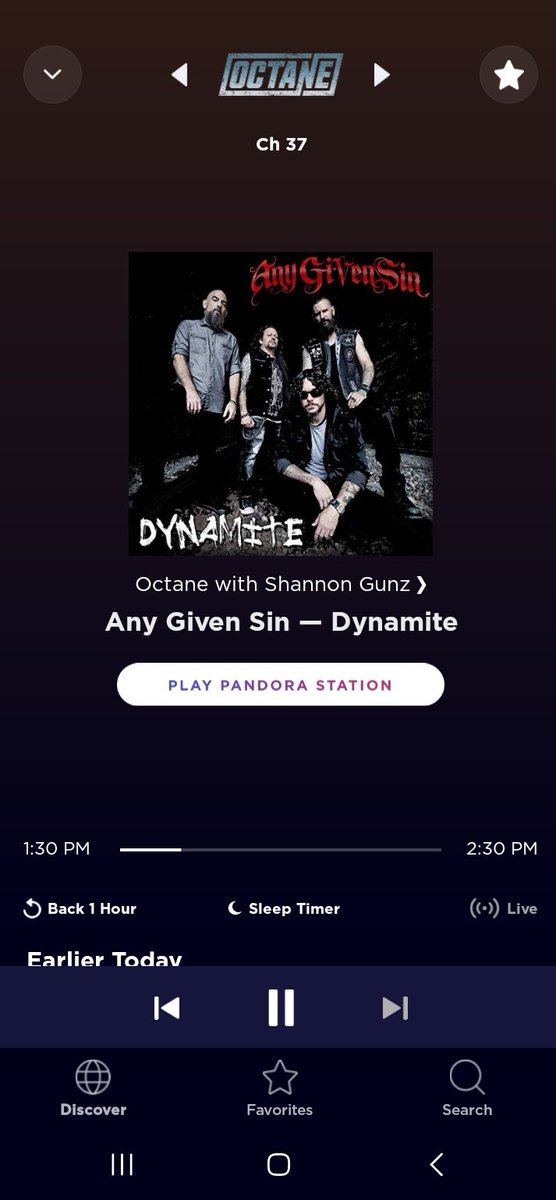 Melissa_Lynn83's tweet photo. Hell yeah!!! Just what this afternoon needed!!! Thank you @shannongunz for the spin of my original fave #Dynamite from my faves @anygivensinband!!! You just made my day even better!!! Appreciate the love you show the guys!! π€π€π₯ @SXMOctane #AnyGivenSin #Sinner #ColdBones https://t.co/MjN3PGv2F0