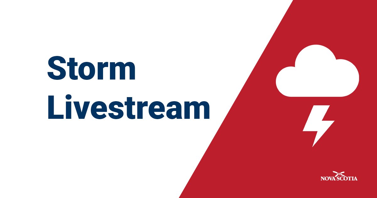 A #NSStorm media availability on flooding in the province will be held today at 4 PM by video conference.

Participants include:
-- Premier Tim Houston
-- Mayor Mike Savage, <a href="/hfxgov/">hfxgov</a> 
-- Mark Peachey, Chief Engineer, <a href="/NS_PublicWorks/">Department of Public Works</a>