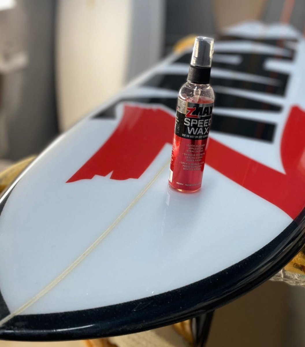 zMAXproducts's tweet photo. Summer is in full swing and if you’re hitting the waves make sure you have @zmaxraceproducts Speedwax for your board! @bionicsurfboards uses and recommends the product to all of his customers! Visit and authorized @zmaxraceproducts dealer to get yours. #zmaxraceproducts #speedwax https://t.co/E0OA0XFXFn