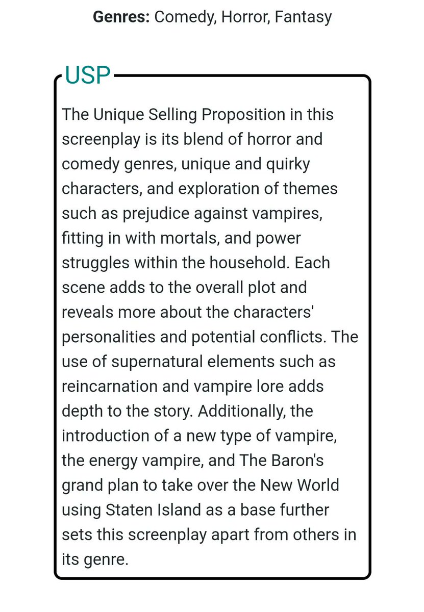 ScriptReaderAI's tweet image. Stand out in the pile of scripts! Use our AI tool to identify your screenplay&apos;s unique selling proposition and make an impression. Upload your script today! #screenwriting #AI 🚀🎥 #scriptcoverage