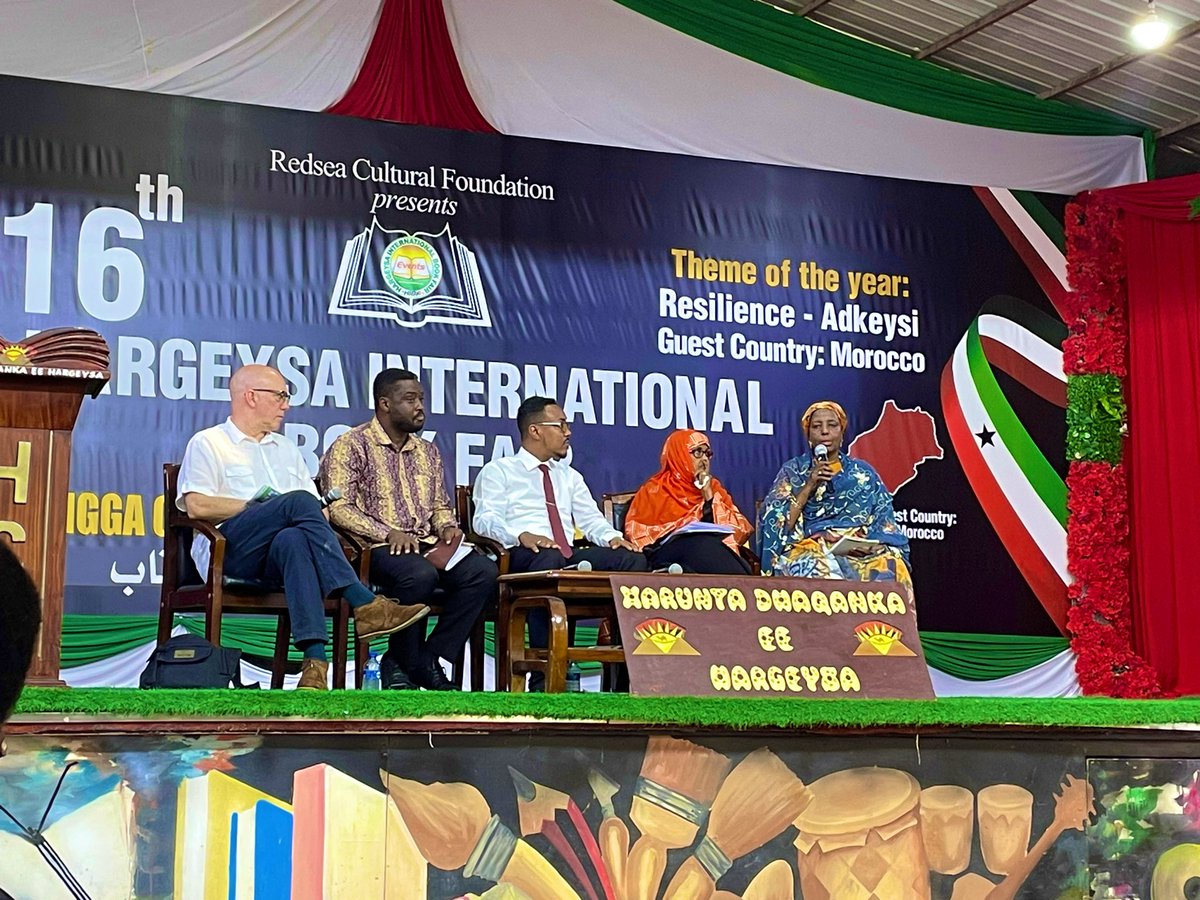A great #HIBF2023 panel on climate change - already directly affecting livelihoods and lives. Important messages on preparedness, early warning &amp; early action and long term, regional responses. Important role for indigenous knowledge, data, cities and civil society.