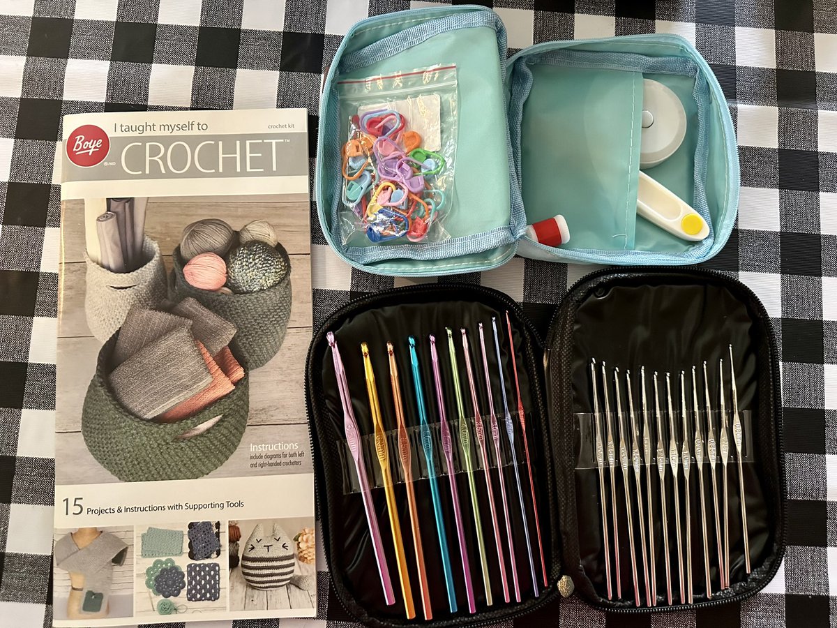 Thank you Wendy & Olivia 💗 I can’t wait to learn how to crochet. 🧶 I’m so excited! #crochet #excitedtolearn #learning #excited #cantwait