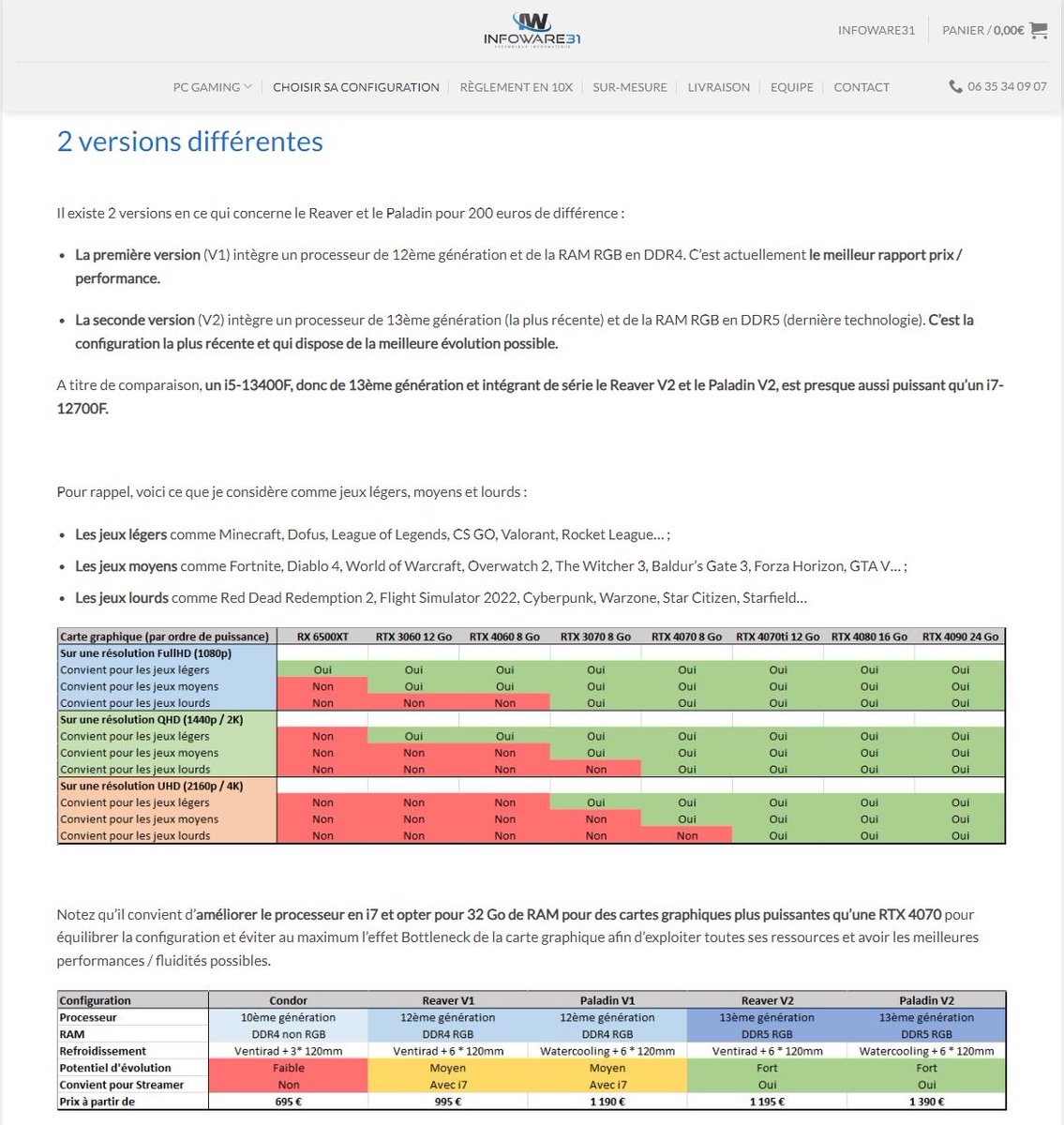 Une nouvelle page est disponible sur mon site : infoware31.fr/choisir-sa-con…

Cela devrait vous aider à y voir plus clair ;)