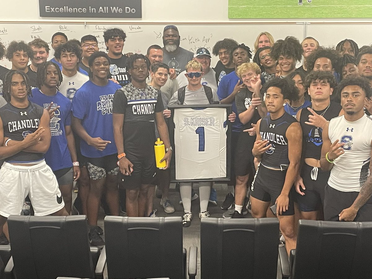 Sterling Kriser has been with us at CHS FB for 7 years. His dedication to our program is second to none. We appreciate you and thank you Sterling for all you do! #Ohana