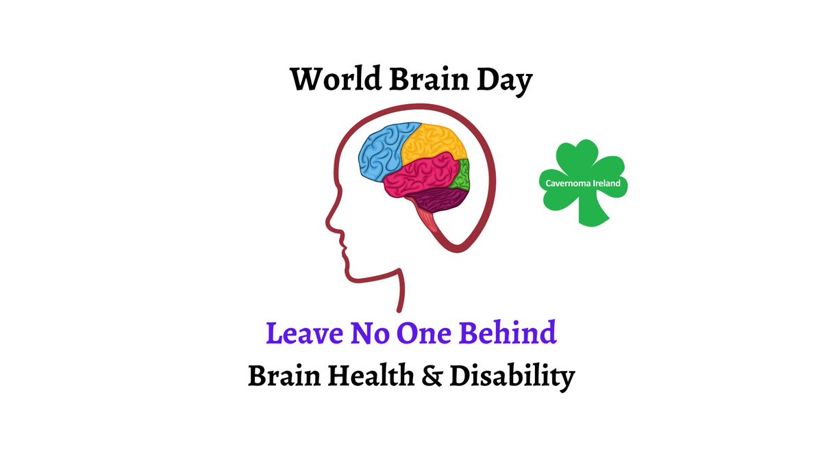 CavernomaIreland (@cavernomaire) on Twitter photo 🌍#LeaveNoOneBehind #WorldBrainDay🧠
"Brain disabilities can be prevented, treated &rehabilitated. Universal access to professional care, treatment, rehabilitation &assistive technology is essential &it starts with education" <a href="/wfneurology/">World Federation of Neurology (WFN)</a>
Brain health is a human right
#WBD23 🌍#LeaveNoOneBehind #WorldBrainDay🧠
"Brain disabilities can be prevented, treated &rehabilitated. Universal access to professional care, treatment, rehabilitation &assistive technology is essential &it starts with education" <a href="/wfneurology/">World Federation of Neurology (WFN)</a>
Brain health is a human right
#WBD23