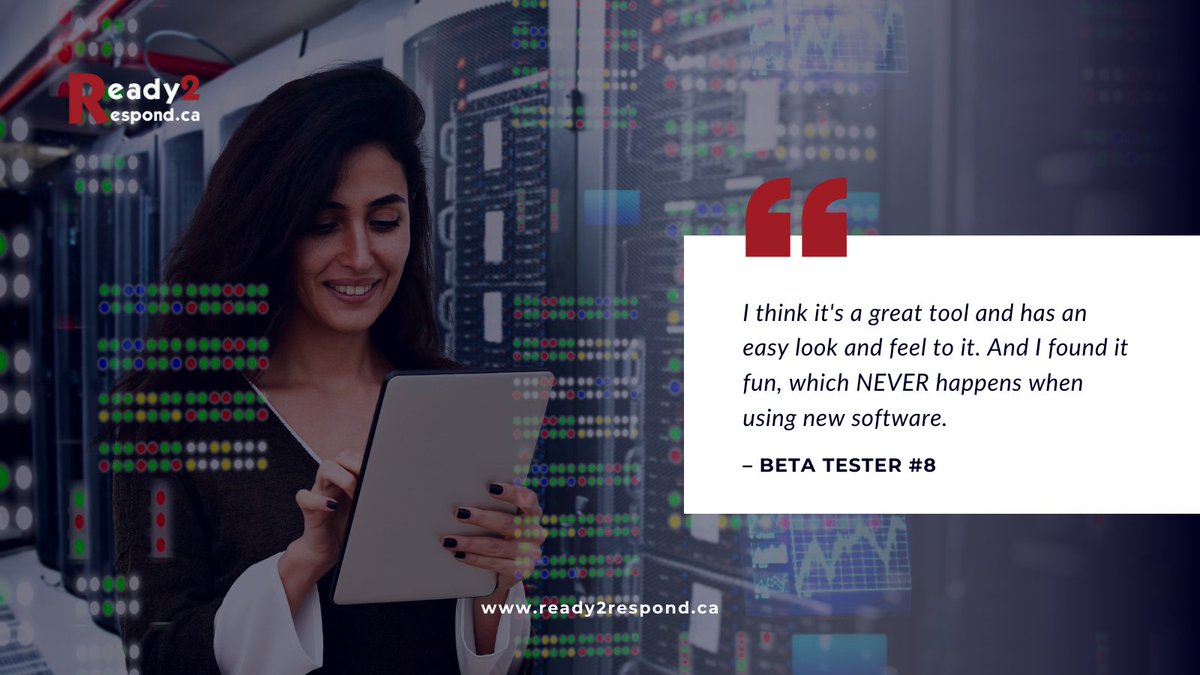 Ready2Respnd's tweet image. It's always a good feeling when you come across a software tool that exceeds your expectations. And that's precisely what we want to offer you! 🙌

🌐 ready2respond.ca | 📧 contact@ready2respond.ca | ☎️ 1.833.201.8966

#incidentcommandsystem #ready2respond #readycheckgo
