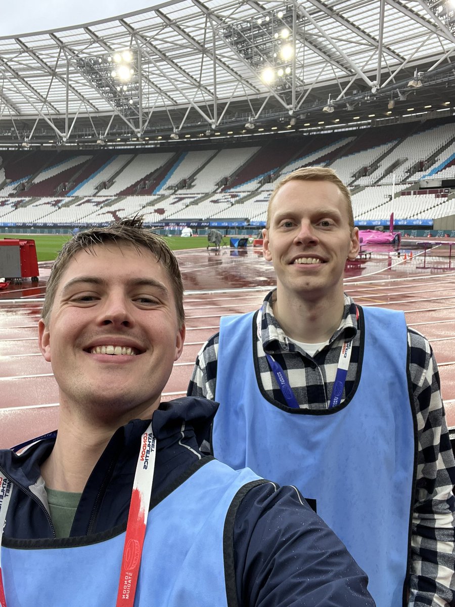 Day out on location with @_mattsmith97 today 📍 We graced @LondonStadium before @London_DL gets underway tomorrow 🏟️ Eyes out on BA channels today and tomorrow 👌 @Sportsbeat | @PrtnrStrategies | @BritAthletics