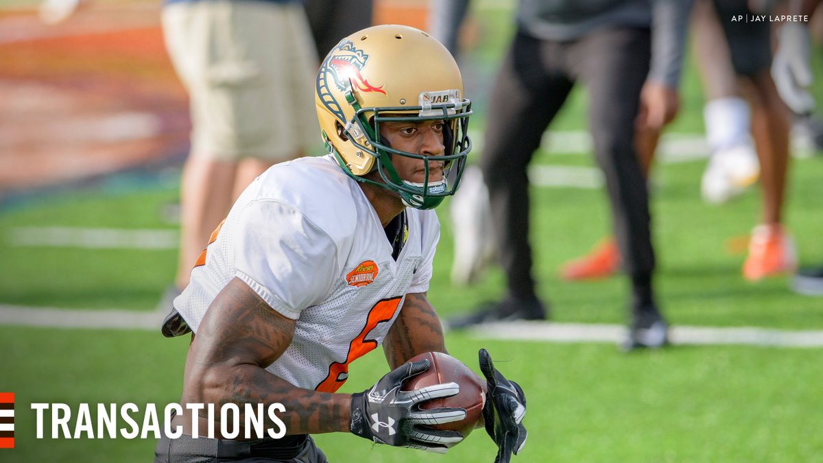 Browns's tweet photo. We have signed WR Austin Watkins Jr.

📰 » https://t.co/Svv2CFMhW0 https://t.co/yyzP2himjk