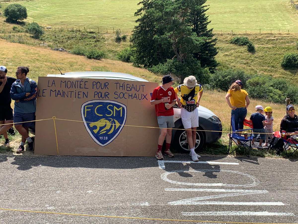 Sochaux vivra, même sur le Tour de France !
@FCSM_officiel @ThibautPinot 
#TourDeFrance2023