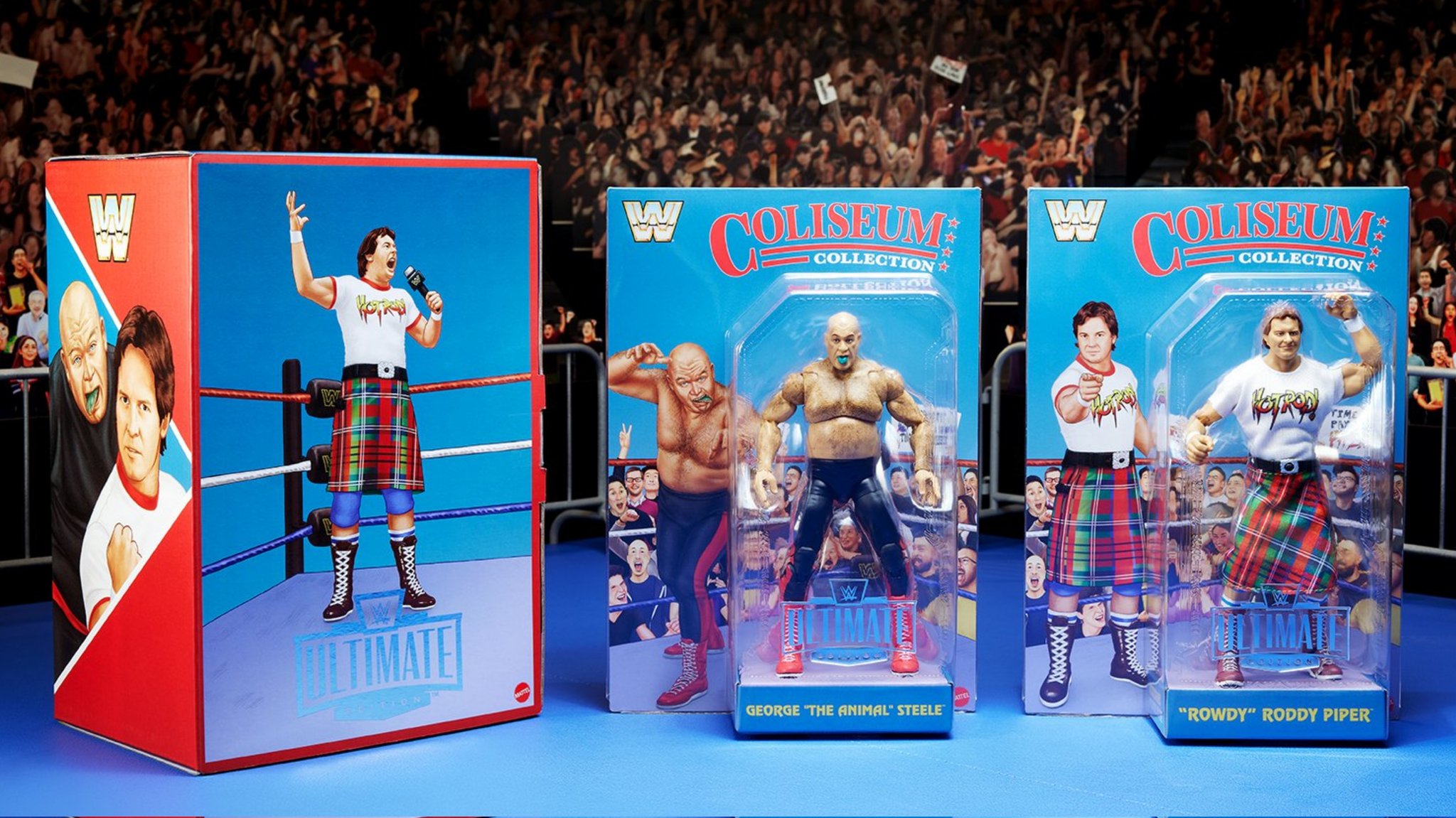 スポーツ Wwe Piper & e Animal 2-Pack HMC60 WWE Ultimate Edition Coliseum Collection 