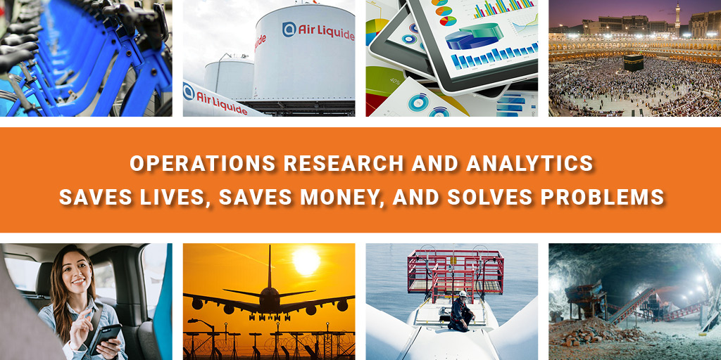 OPERATIONS RESEARCH AND ANALYTICS SAVES LIVES, SAVES MONEY, AND SOLVES PROBLEMS

Discover #INFORMS 🌐 bit.ly/3Y3EpsZ 

#operationsresearch #datascience #ananlytics #AI #ML #data #savinglives #savingmoney #solvingproblems