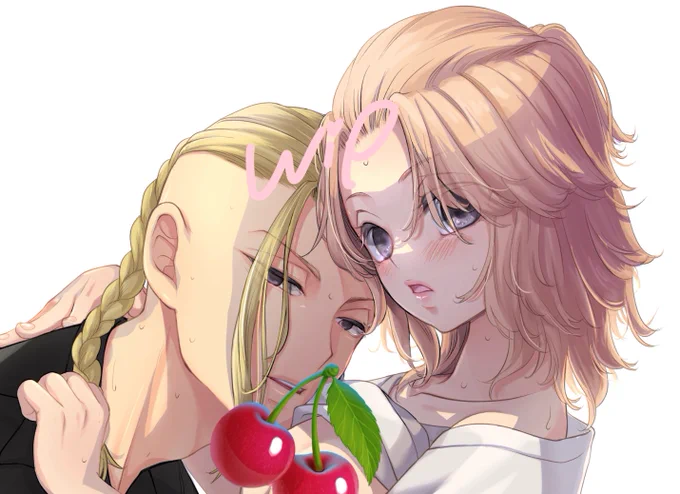ドラマイ本表紙 ひとまず塗りおわりました  何日か寝かせてからじゃないと修正点がみえてこないのでしばらく放置する
