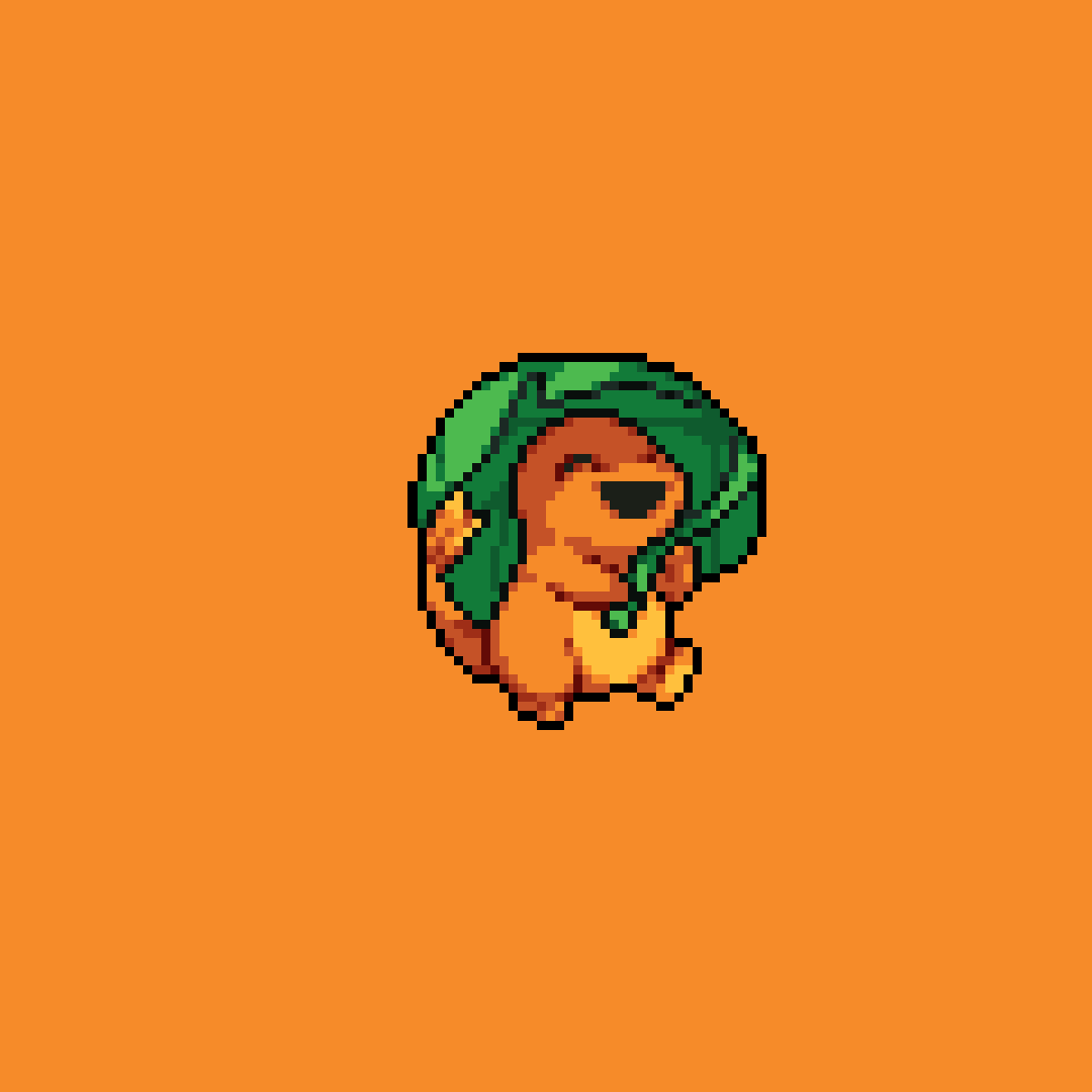 #pixelart #habbocity #habbo #orange #pokemon #cute #salamèche