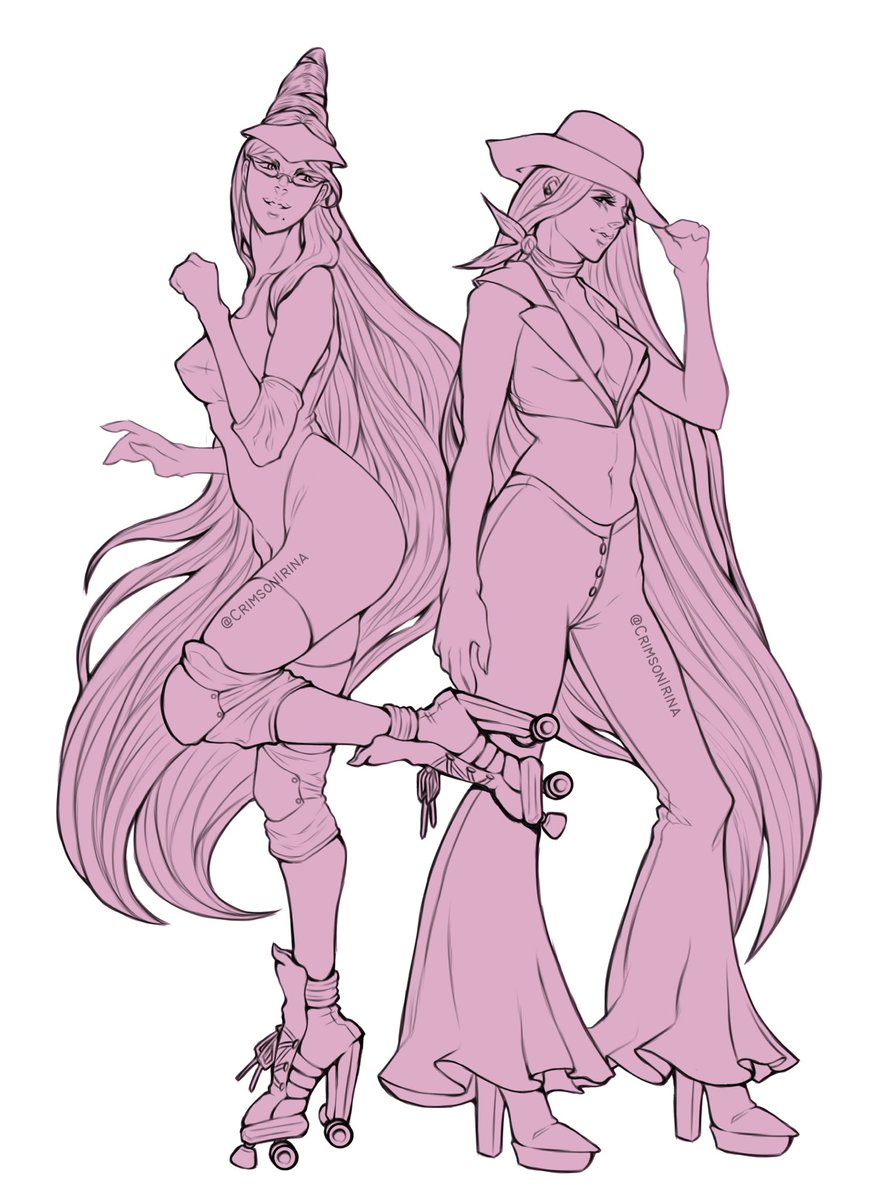 CrimsonIrina's tweet photo. Wip while I work on the colors

#Bayonetta #BarbieTheMovie https://t.co/Z3MKpVWa4u
