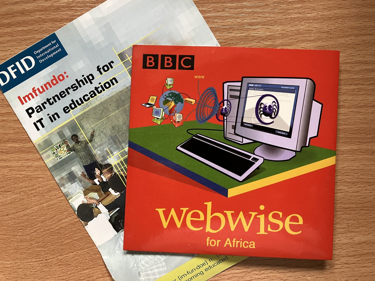 TimUnwin's tweet photo. Amazing to think that 20 years ago #Imfundo (within #DFID) together with the @BBC launched Webwise for Africa. So sad that in many parts of the world today people still need basic advice on safe, wise and secure use of #digitaltech, and there is so much reinventing the wheel! https://t.co/nxCcxvy5Hz