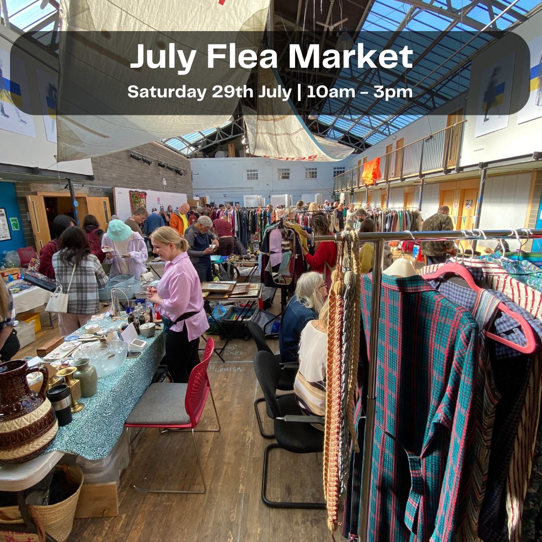 ootbdrillhall's tweet photo. Only 1️⃣ week to go until the July Edinburgh Flea Market!

Come down and rummage for bargains! With over 40 stalls packed with clothes, books, antiques and collectibles, who knows what you might find! 

📆 Saturday 29th July
⏰ 10:00am - 3:00pm
📍 @ootbdrillhall

#VisitLeith https://t.co/1tFw54tDPG